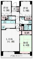 クエスト山手台の物件間取画像